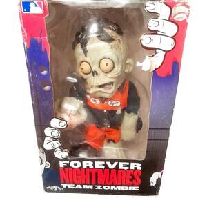 MLB Detroit Tigers Figurine Statue 10" Resin Orange Zombie w Box Garden New